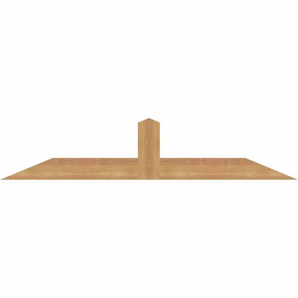 Ekena Millwork Portland Smooth Timber Gable Bracket, Western Red Cedar, 48"W x 10"H x 1 1/2"D x 3 1/2"F, 5/12 Pitch GBW048X10X0204POR00SWR - main